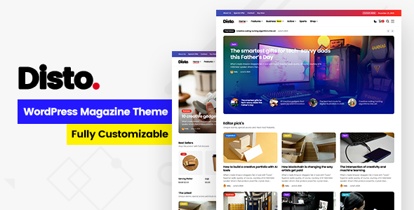 Disto WordPress theme