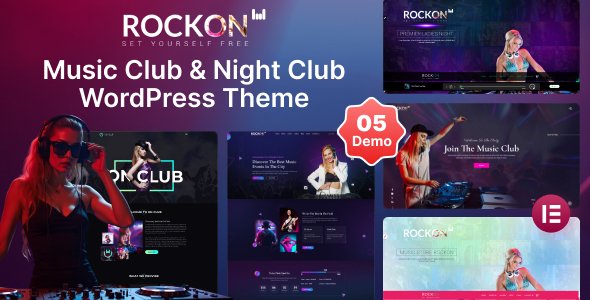 RockON DJ WordPress theme