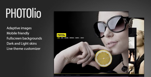 Photolio WordPress theme