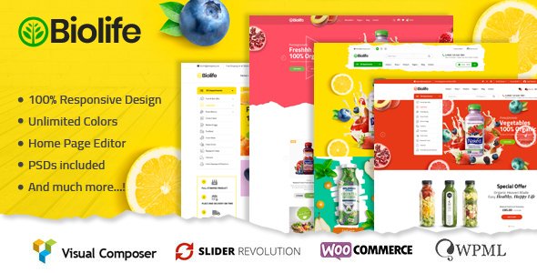 Biolife WordPress theme