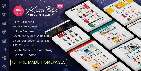 KuteShop WordPress theme