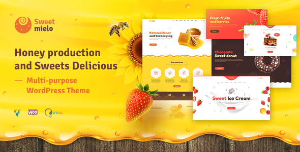 SweetMielo WordPress theme