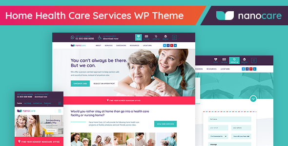 Home Health Care, Medical Care WordPress Theme WordPress theme
