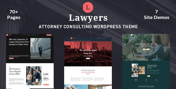 Lawyers WordPress theme