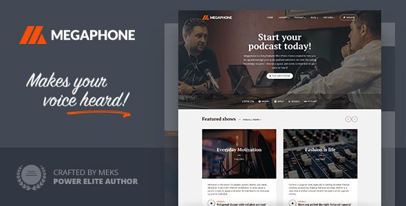 Megaphone WordPress theme