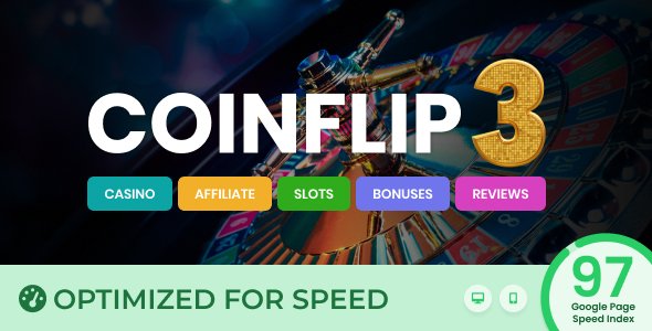 Coinflip WordPress theme