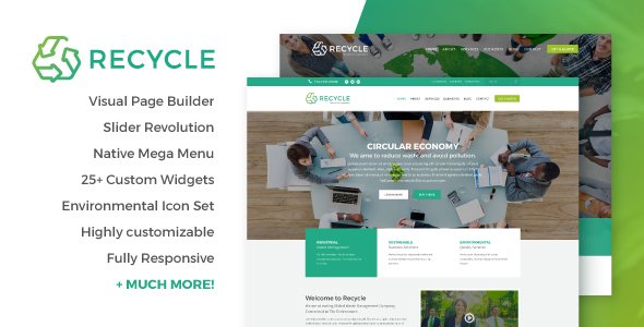 Recycle WordPress theme