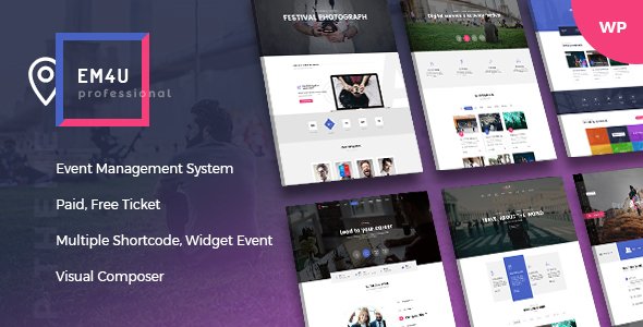 Event Management WordPress Theme for Booking Tickets WordPress theme