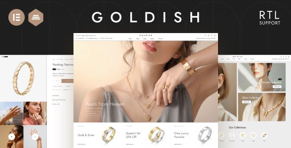 Goldish WordPress theme