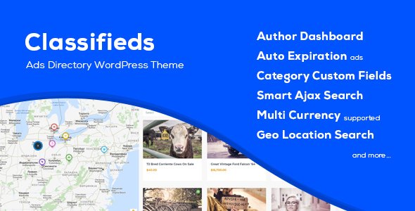 Classifieds WordPress theme