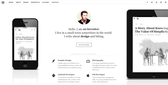 Readme WordPress theme