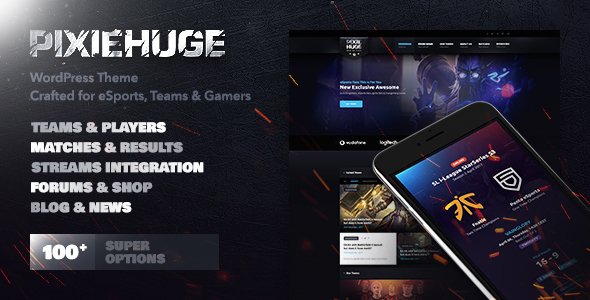 PixieHuge WordPress theme
