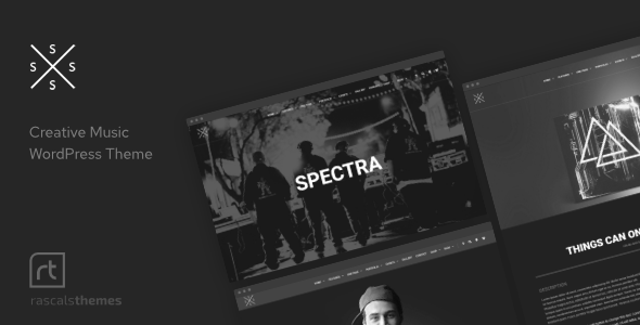 Spectra WordPress theme