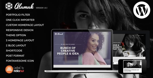 Alamak WordPress theme