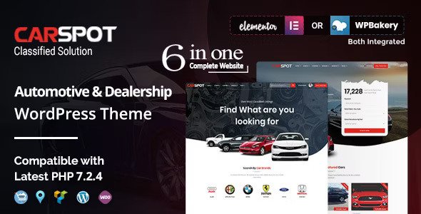 CarSpot – Dealership WordPress Classified Theme WordPress theme
