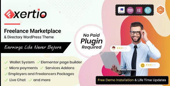 Exertio WordPress theme