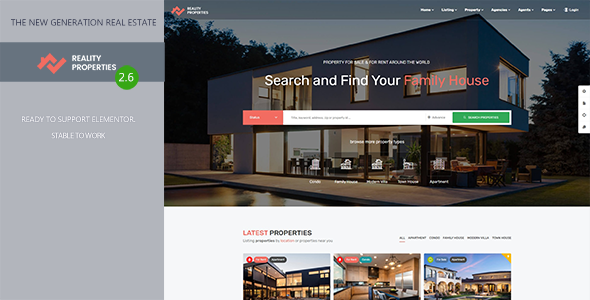 Reality WordPress theme