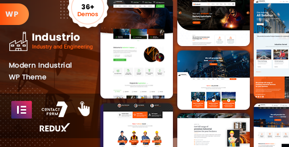 Industrio WordPress theme