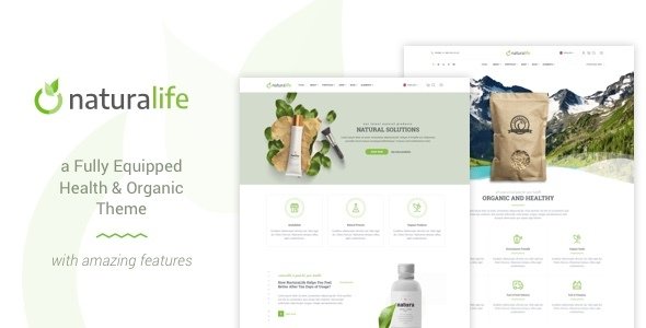 NaturaLife WordPress theme