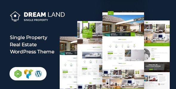 DREAM LAND- Single Property Real Estate WordPress Theme WordPress theme