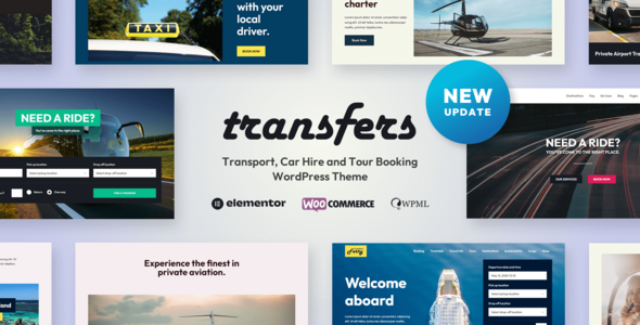 Transfers WordPress theme