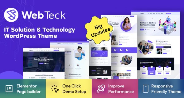 Webteck – IT Solution and AI Technology WordPress Theme WordPress theme