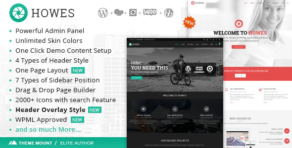 Howes WordPress theme
