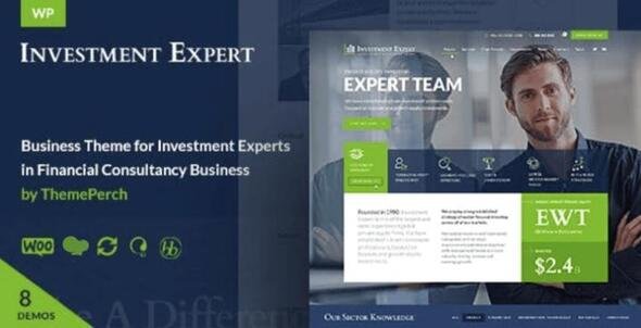 Investment WordPress theme