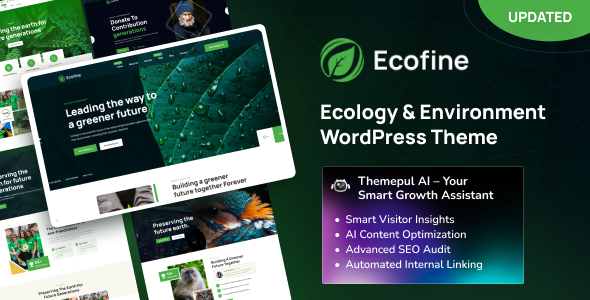 Ecofine WordPress theme