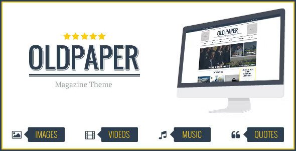 OldPaper WordPress theme