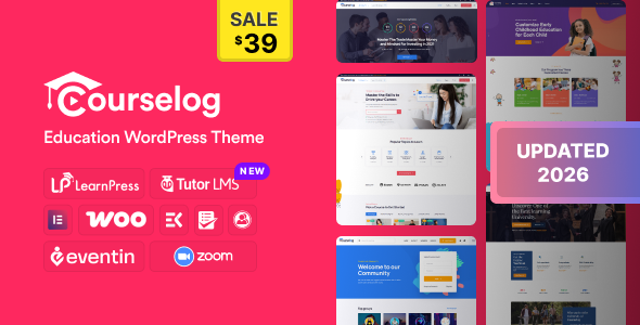Courselog WordPress theme