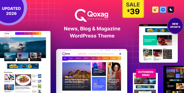 Qoxag WordPress theme