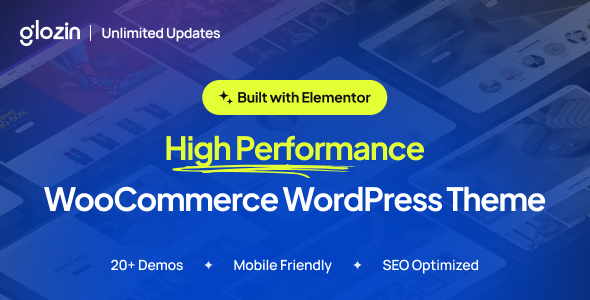 Glozin WordPress theme