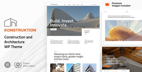 Konstruktion WordPress theme