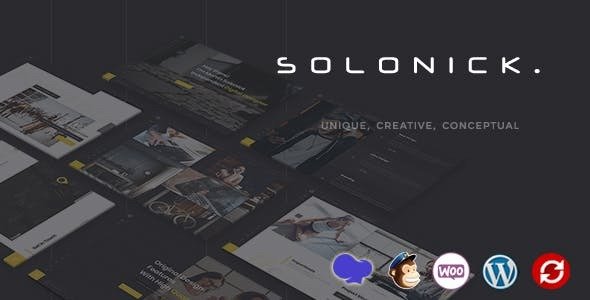 Solonick WordPress theme