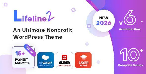 Lifeline 2 WordPress theme