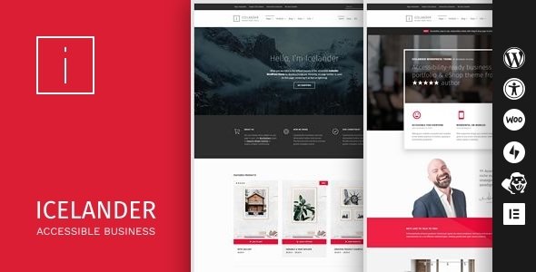 Icelander WordPress theme