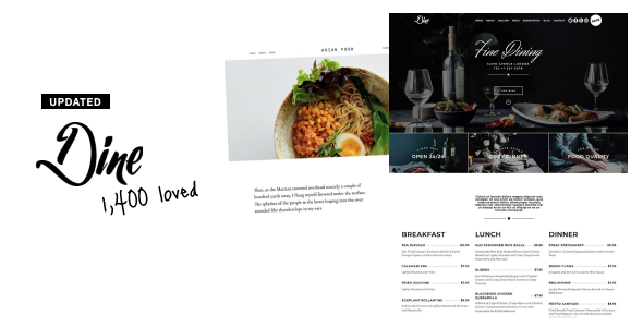 Dine WordPress theme