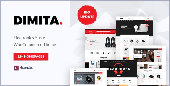 Dimita – Electronics WordPress Theme for WooCommerce WordPress theme