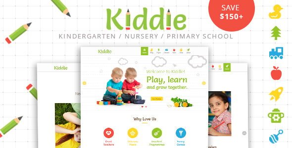 Kiddie WordPress theme